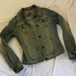 Vintage wash denim jacket, Junior’s medium